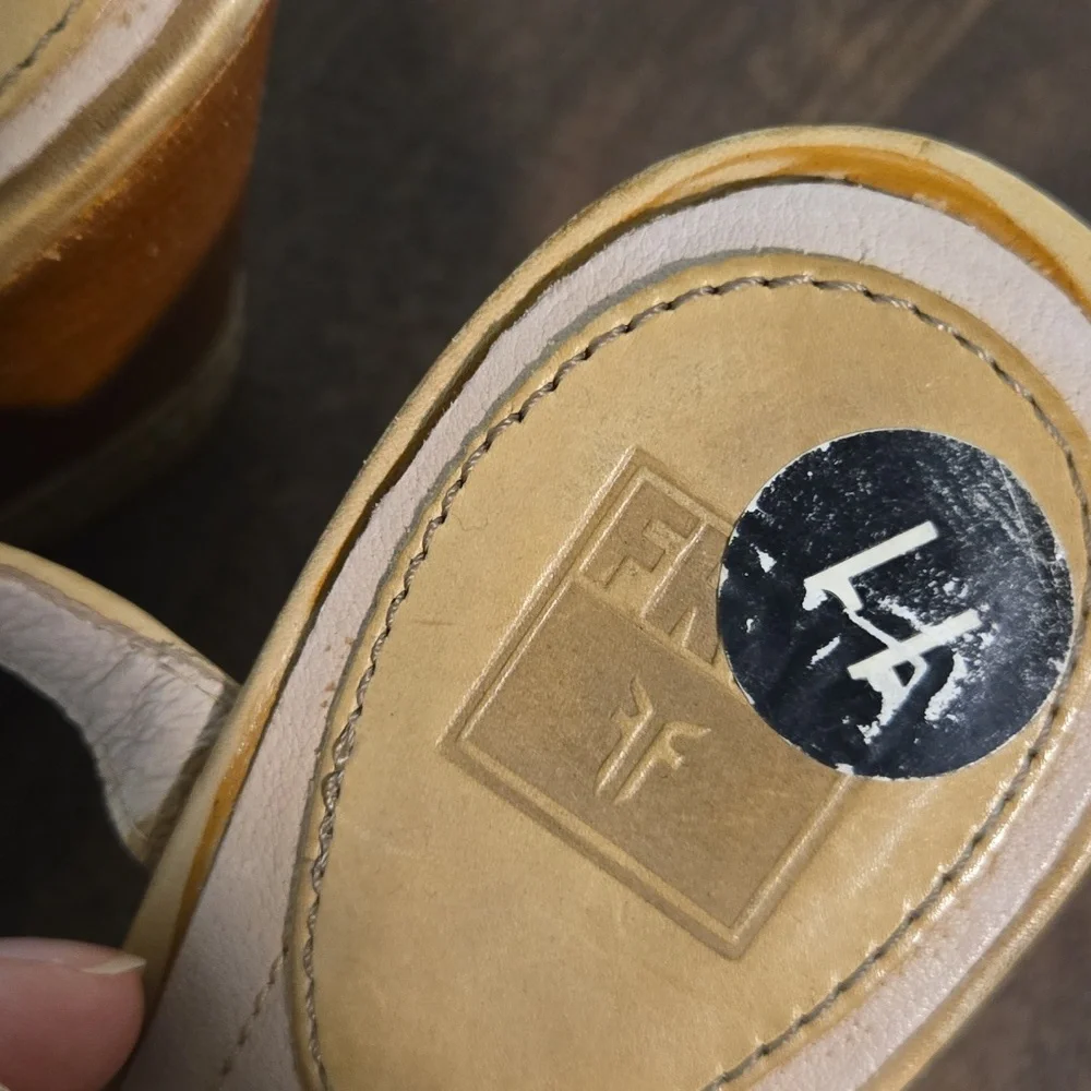 Frye Leather‎ Wedge Sandals